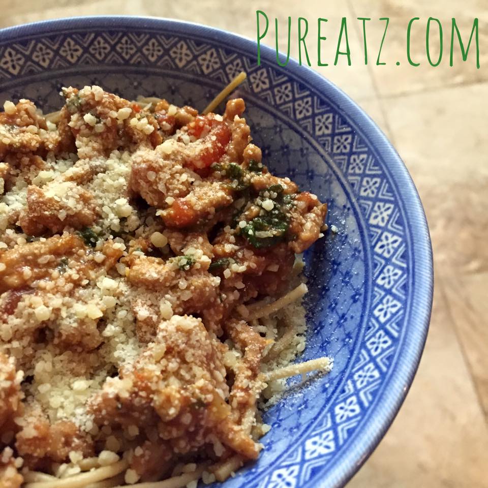 21 Day Fix: Turkey and Spinach Pasta