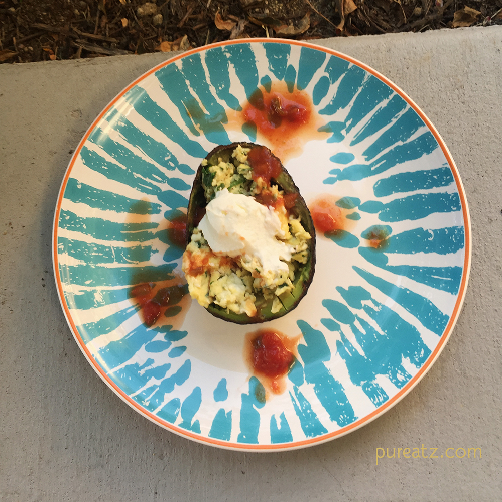 21 Day Fix: Avocado Egg Bowl